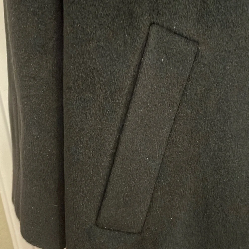 KRISTEN BLAKE ANGORA WOOL BLEND COAT.  M
